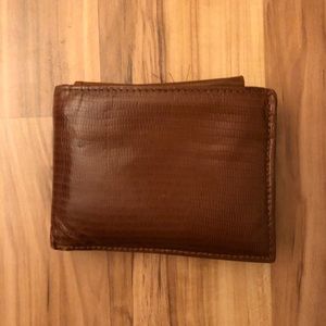 Men’s vintage genuine leather brown wallet